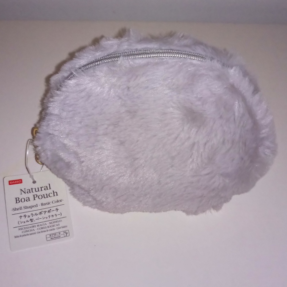 Natural Boa Pouch